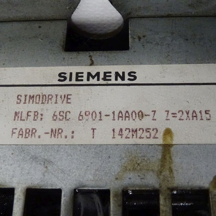 Siemens 6SC6901-1AA00-Z - Z=2XA15 - 2x 6SC6502-0AB02