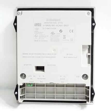 Siemens Panel OP77B 6AV6641-0CA01-0AX1 6AV6 641-0CA01-0AX1