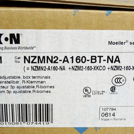 Eaton Leistungsschalter NZMN2-A160-BT-NA / Neu OVP