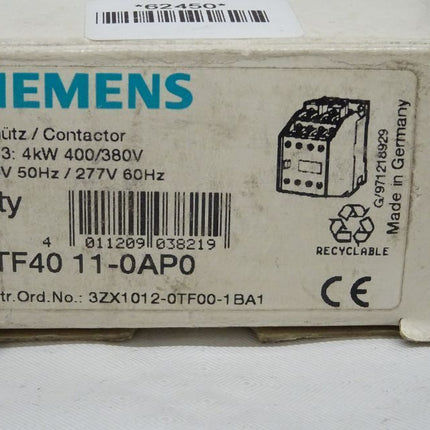 Siemens 3TF4011-0AP0 Motorschutzschalter Schütz 3TF4 011-0AP0 neu-OVP