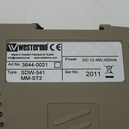 Westermo 3644-0021 / SDW-541 / MM-ST2 industrieller Ethernet Switch