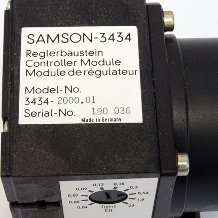 Samson 3434 Reglerbaustein 3434-2000.01