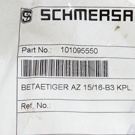 Schmersal 101095550 Betätiger AZ 15/16-B3 KPL / Neu OVP