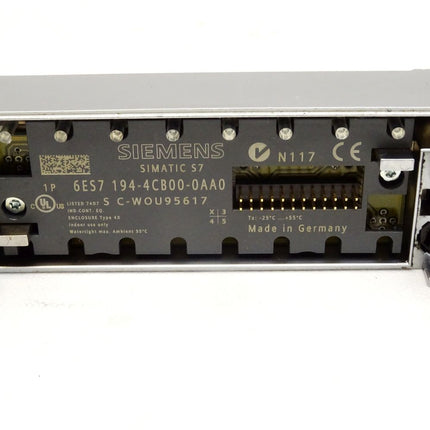 Siemens 6ES7194-4CB00-0AA0 Simatic S7 6ES7 194-4CB00-0AA0