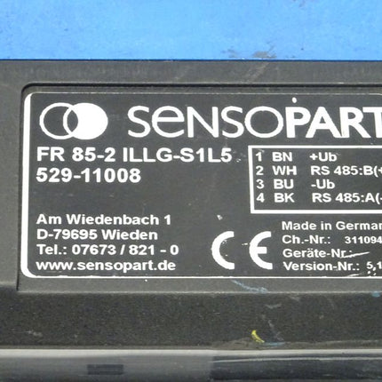 Sensopart FR 85-2 ILLG-S1L5 Abstandssensor Glas weiß