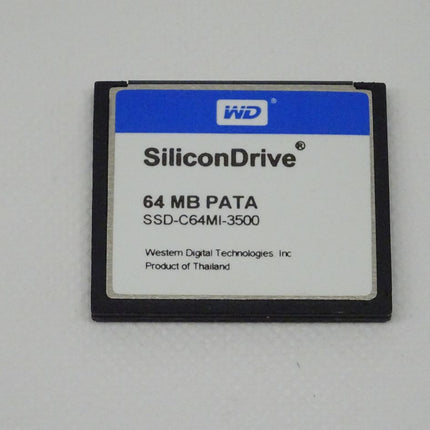 Silicon Drive SSD-C64MI-3500 Memory Card 64MB PATA