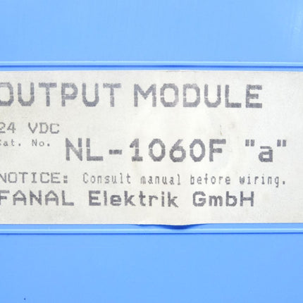 Fanal Elektrik Westinghouse Output Module NL-1060F 24VDC