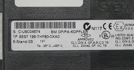 Siemens 6ES7195-7HF80-0XA0 Busmodul Simatic S7 6ES7 195-7HF80-0XA0 E:03