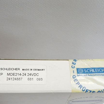 Schleicher MDE214-24 24VDC 24124887 681 Ausgangskarte / Neu OVP versiegelt