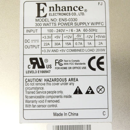 Enhance ENS-0330 Power Supply 300W