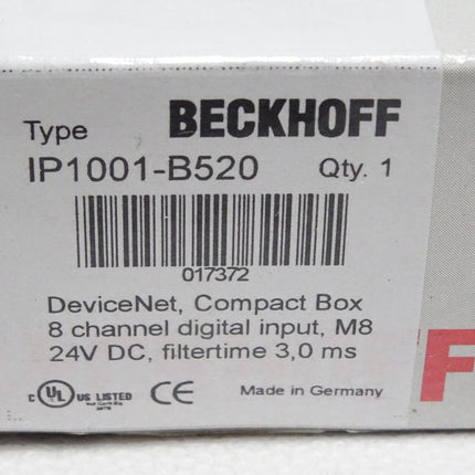 Beckhoff IP1001-B520 8-Kanal-Digital-Eingang / Neu OVP versiegelt