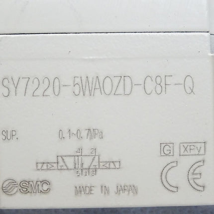 SMC Magnetventil SY7220-5WAOZD-C8F-Q / Neu