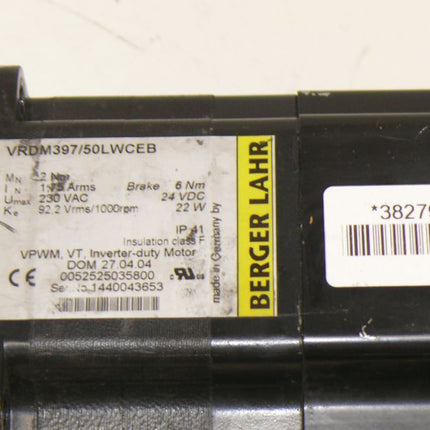 Berger Lahr VRDM 397/50 LWCEB Servomotor Schrittmotor Motor