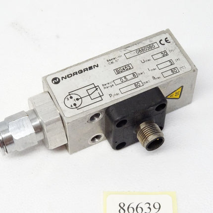 Norgren 0880360 0,5..8bar 30V 3A pmax. 80bar