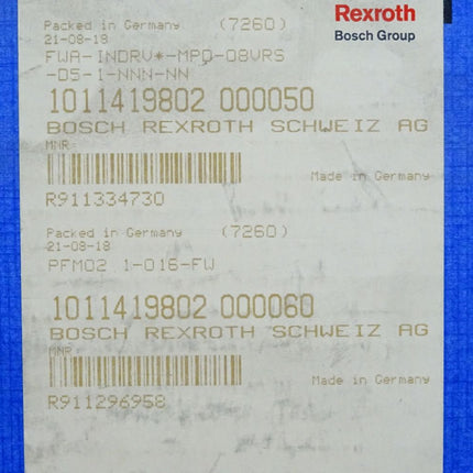 Bosch Rexroth IndraDrive control unit R911328080 CDB01.1C-S3-ENS-ENS-NNN-NNN-S2-S-NN-FW / Neuwertig