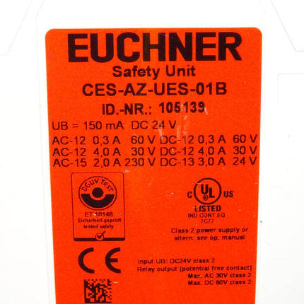 Euchner Safety Unit CES-AZ Multicode CES-AZ-UES-01B 105139