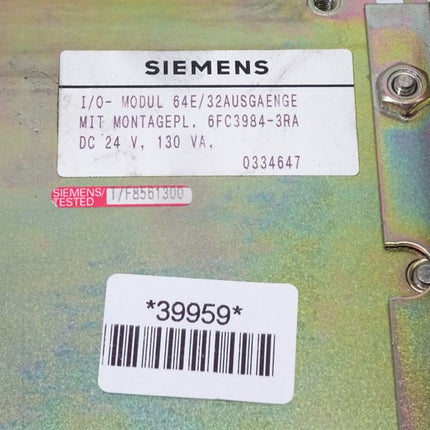 Siemens 6FC3984-3RA Gehäuse leer 6FC3 984-3RA