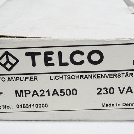 Telco Photo Amplifier Lichtschrankenverstärker MPA21A500 0453110000 / Neu OVP