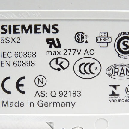 Siemens 5SX2140-7 C40 Leistungsschalter 5SX2 140-7 neu-ovp