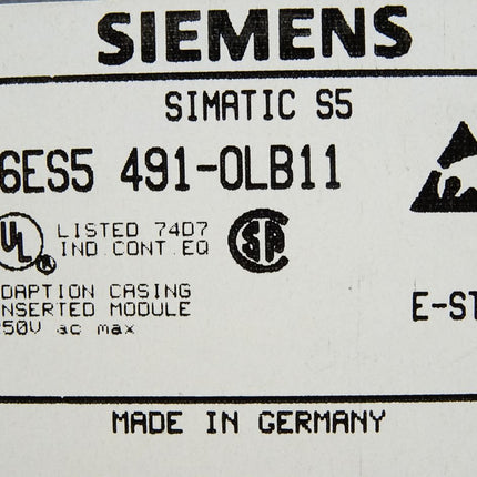 Siemens Simatic 6ES5247-4UA41 (+ 6ES5491-0LB11)