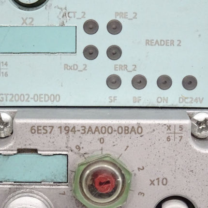 Siemens 6ES7194-3AA00-0BA0 + 6GT2002-0ED00 Anschluss Modul