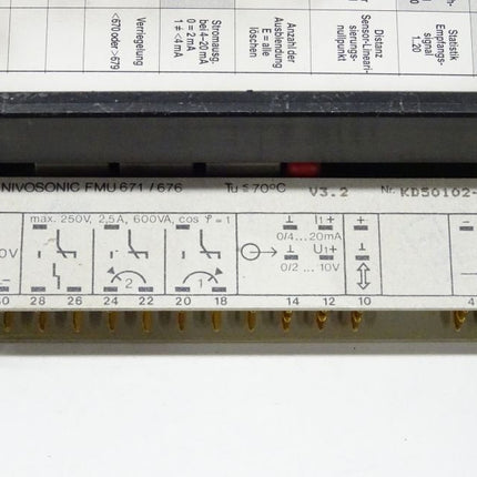 Endress Hauser FMU 676 Nivosonic FMU671/676 V: 3.2