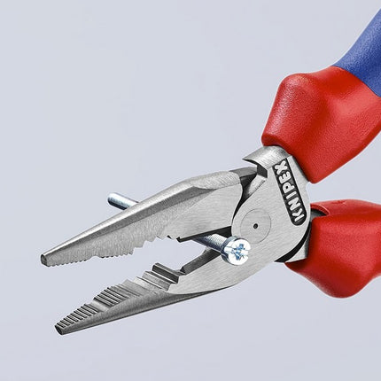 Knipex 08 22 145 Spitz-Kombizange mit Mehrkomponenten-Griff Zange 0822145