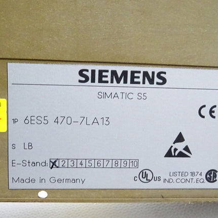 Siemens 6ES5470-7LA13 6ES5 470-7LA13 Analog output 470