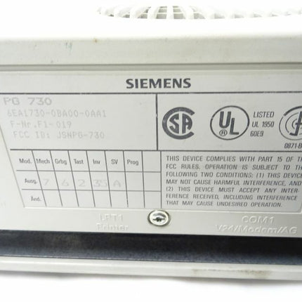 Siemens 6EA1730-0BA00-0AA1 Programmiergerät PG730 6EA1 730-0BA00-0AA1