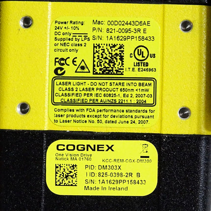 Cognex Barcode-Lesegerät DM303X 825-0398-2R 821-0095-3R