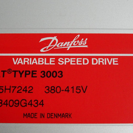 Danfoss Variable Speed Drive VLT Type 3003 175H7242 1.5kW / Neuwertig