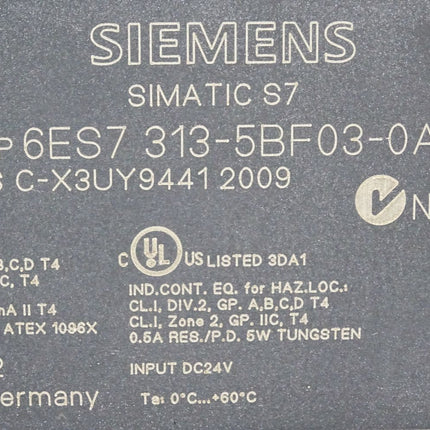 Siemens S7-300 CPU313C 6ES7313-5BF03-0AB0 6ES7 313-5BF03-0AB0 Gehäuse gebrochen