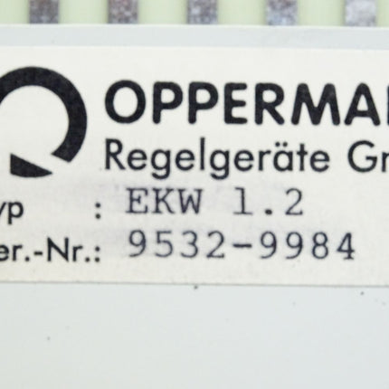 Oppermann Regelgerät EKW 1.2