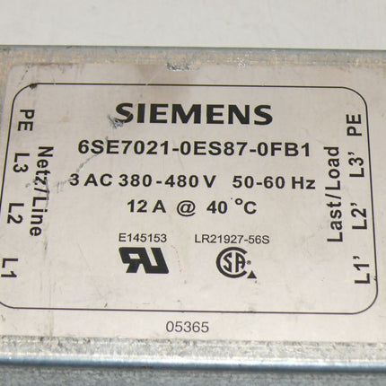 Siemens 6SE7021-0ES87-0FB1 / 6SE7 021-0ES87-0FB1 Netzfilter