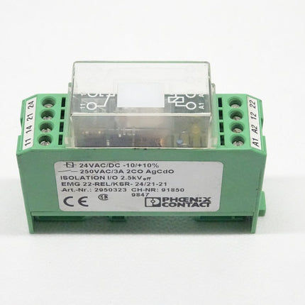 Phoenix Contact EMG 22-REL / 2950323 / KSR-24/21-21 Isolation I/O 2.5kV