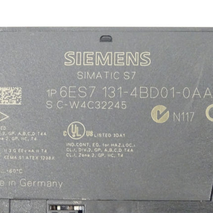 Siemens 6ES7131-4BD01-0AA0 + 6ES7193-4CA30-0AA0 Simatic S7