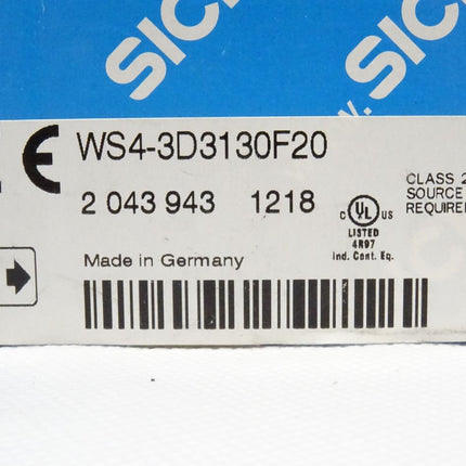 SICK WS4-3D3130F20 / 2 043 943 128 / 20439431218 NEU-OVP