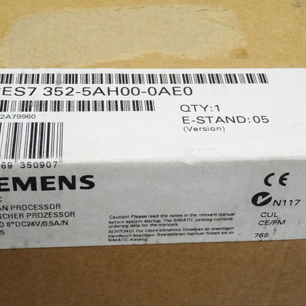 Siemens S7-300 FM352-5 6ES7352-5AH00-0AE0 / 6ES7 352-5AH00-0AE0 Neu OVP versiegelt