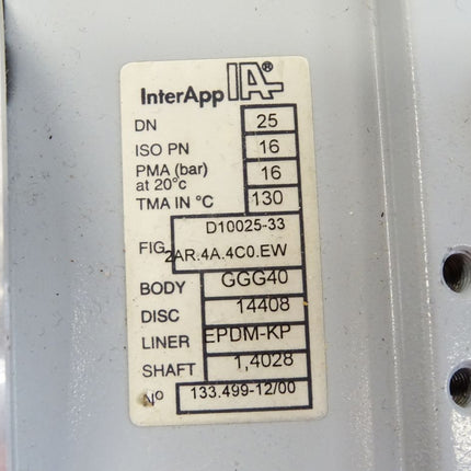 Rotech TPFF25EMVAZ Gemü InterApp IA10SR6 / Neuwertig