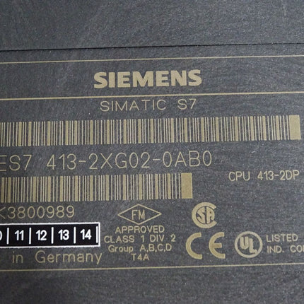 Siemens S7-400 CPU 413-2 6ES7413-2XG02-0AB0 6ES7 413-2XG02-0AB0 / Top Zustand