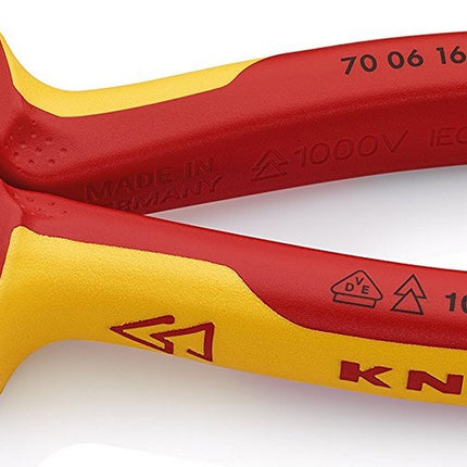 Knipex 70 06 160 VDE - Seitenschneider Schneid-Zange Abgleitschutz 7006160