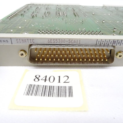 Siemens Simatic 6ES5300-5CA11 / 6ES5 3000-5CA11 / E:5