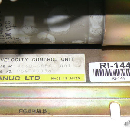 Fanuc A06B-6050-H001 Velocity Control A20B-1000-0600/05A