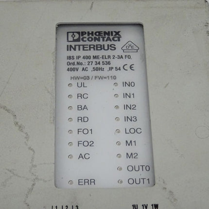 Phoenix Contact IBS IP 400 ME-ELR 2-3A F0 INTERBUS 2734536 / 27 34 536