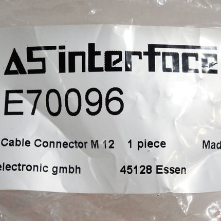 Ifm electronic AS Interface E70096 Flachkabelabgriff / Neu OVP