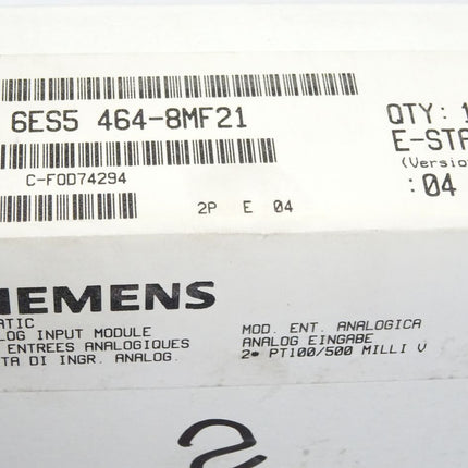 Siemens 6ES5464-8MF21 / 6ES5 464-8MF21 / Neu OVP versiegelt