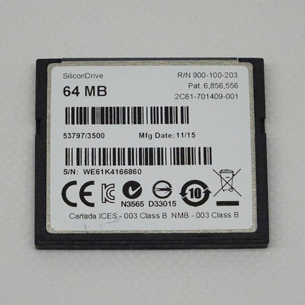 Silicon Drive SSD-C64MI-3500 Memory Card 64MB PATA