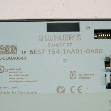 Siemens 6ES7154-1AA01-0AB0 Simatic S7 6ES7 154-1AA01-0AB0