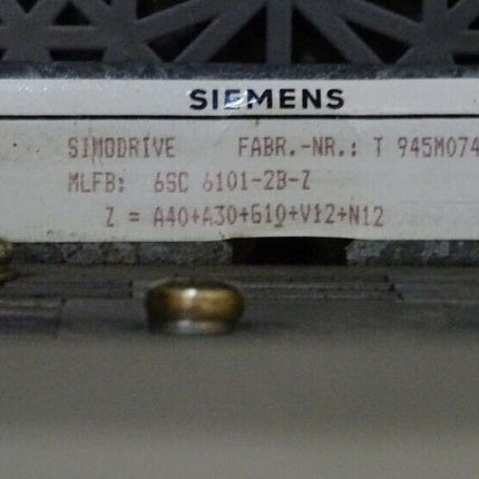 Siemens 6SC6101-2B-Z Rack Leer 6SC6100-0BA00 / 6SC61 01-2B-Z