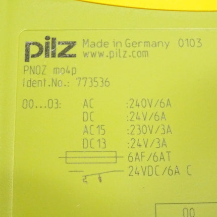 Pilz 773536 PNOZ mo4p 4n/o Erweiterungsmodul